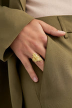 abstract textuur ring