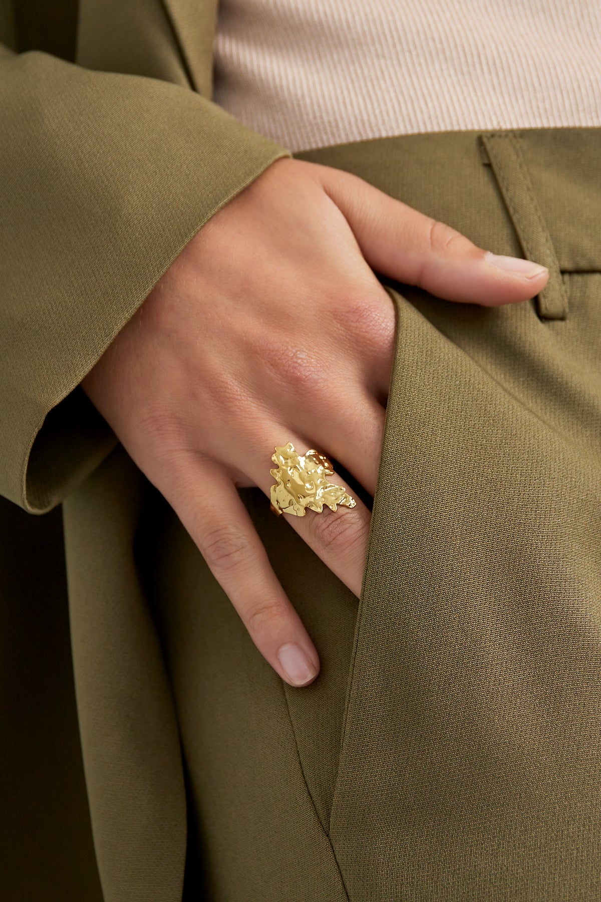 abstract textuur ring