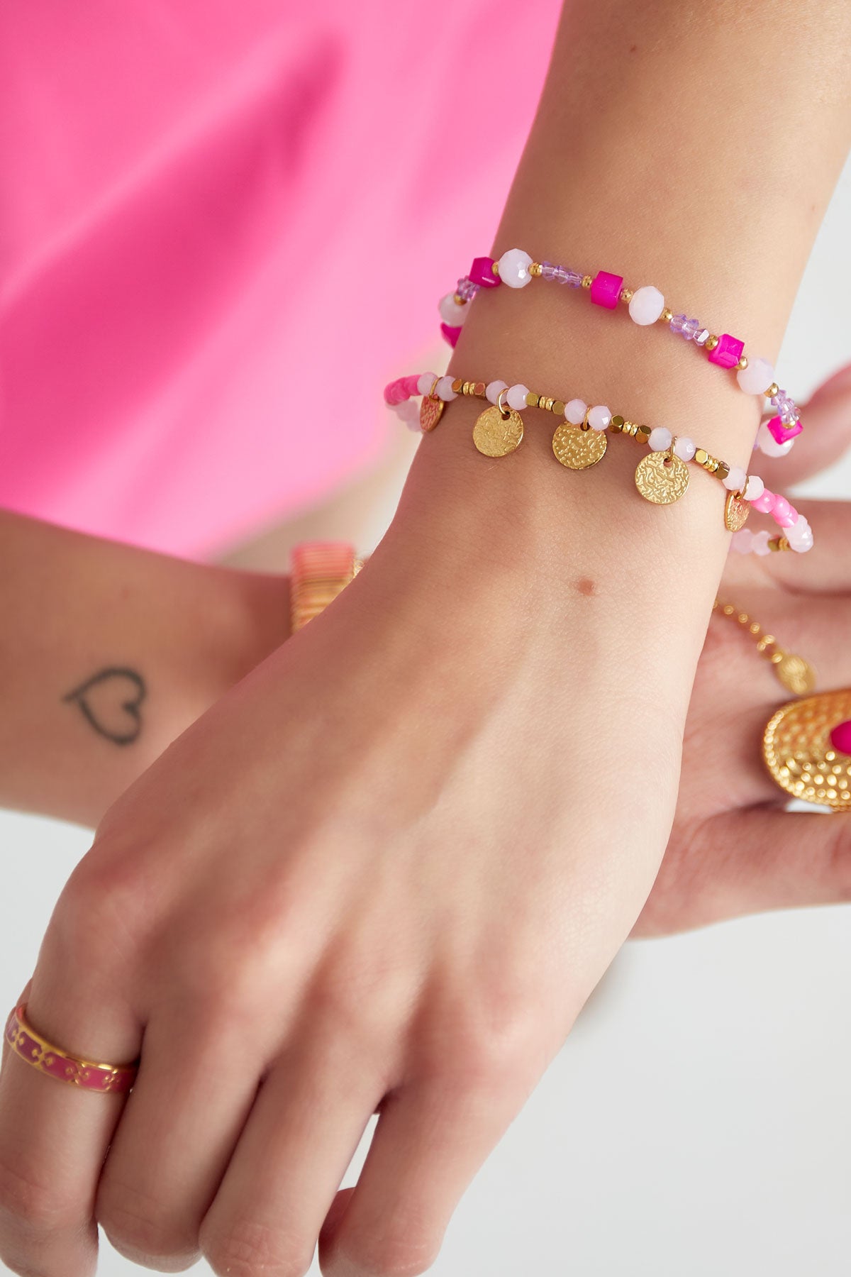 armband twisted love - groen 