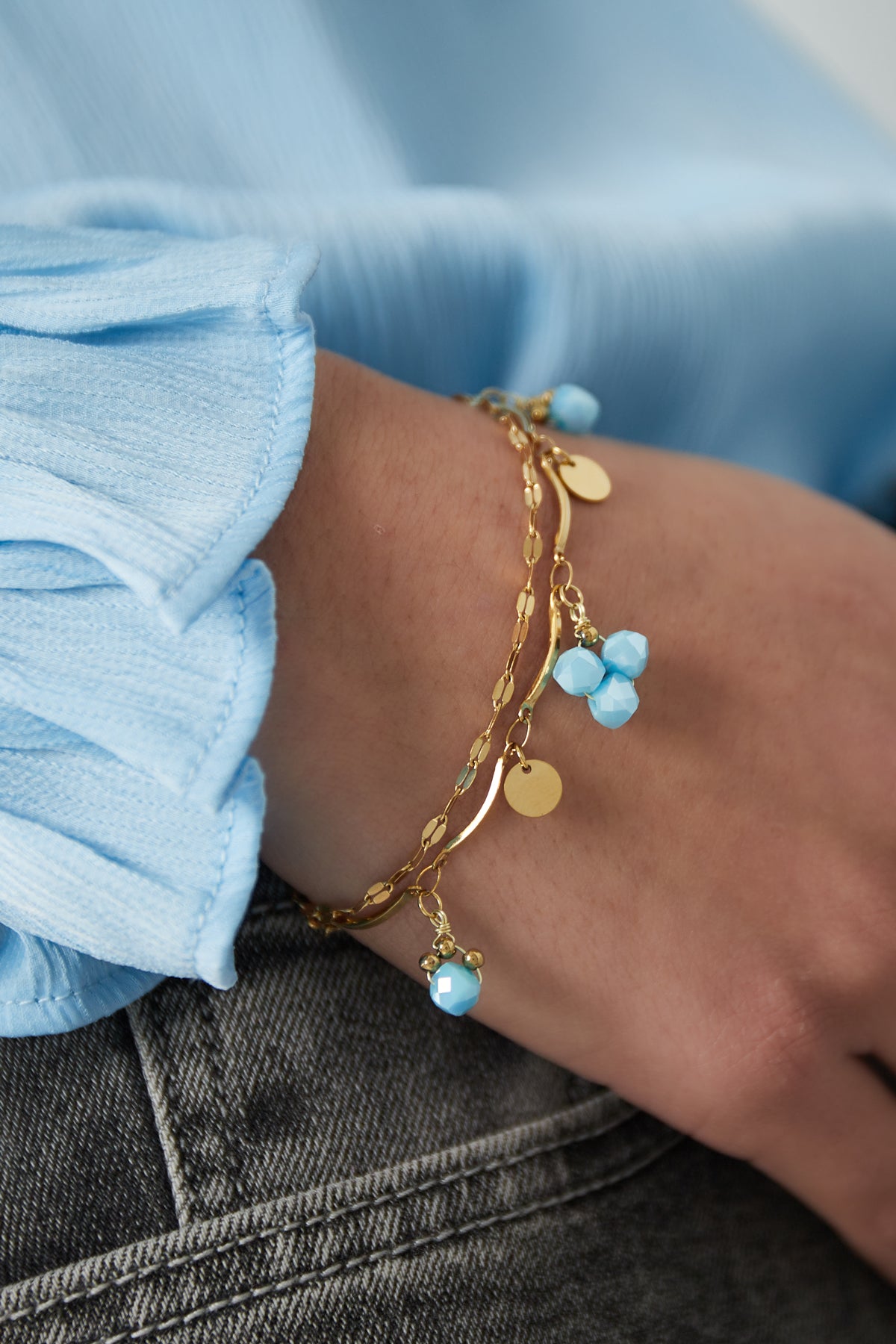 Blue beads Bracelet