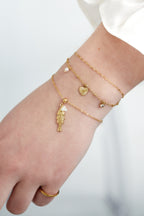 Love Love Love Armband - Zilverkleur