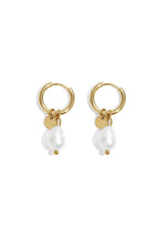 Oorbellen Pearl Drops Zilver Stainless Steel