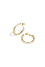 Koperen creolen geometrische elegante kerst luxe serie dames sieraden