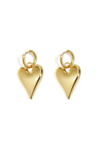 big heart hanger oorbellen