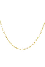 Schakelketting basic Goud kleur Stainless Steel