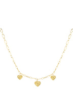 ketting drie hartjes coins