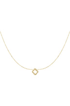 diamant klaver ketting