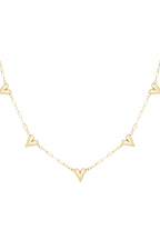 hearts unfolded ketting