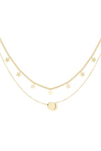 dubbele sterren ketting