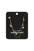 dubbele klaver ketting