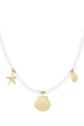 parelketting met zeebedels