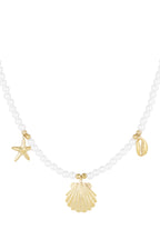 parelketting met zeebedels