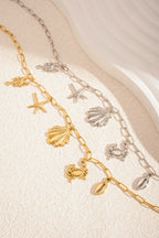 Beachy ketting - zilverkleur