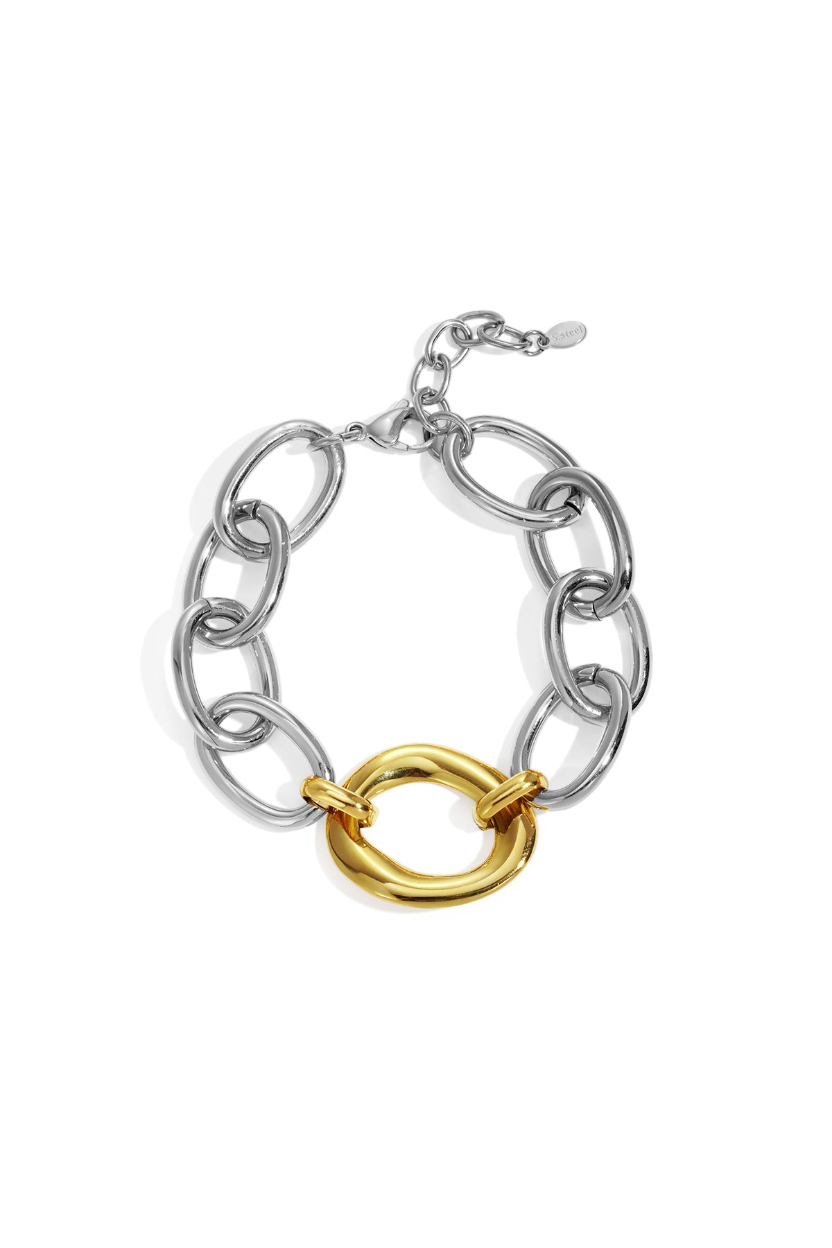 Roestvrijstalen kettingarmbanden Ketting Casual Dagelijks Eenvoudig Serie Damessieraden