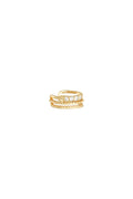 Earcuff Royal Goud kleur Koper