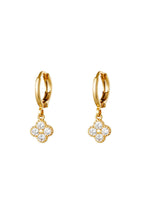 Oorbellen Clover Goud kleur Koper