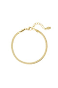 Armband basic Goud kleur Stainless Steel
