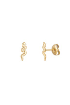 Oorbellensteker slang - zilver Stainless Steel