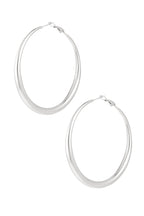 basic oorbellen met uiteenloping