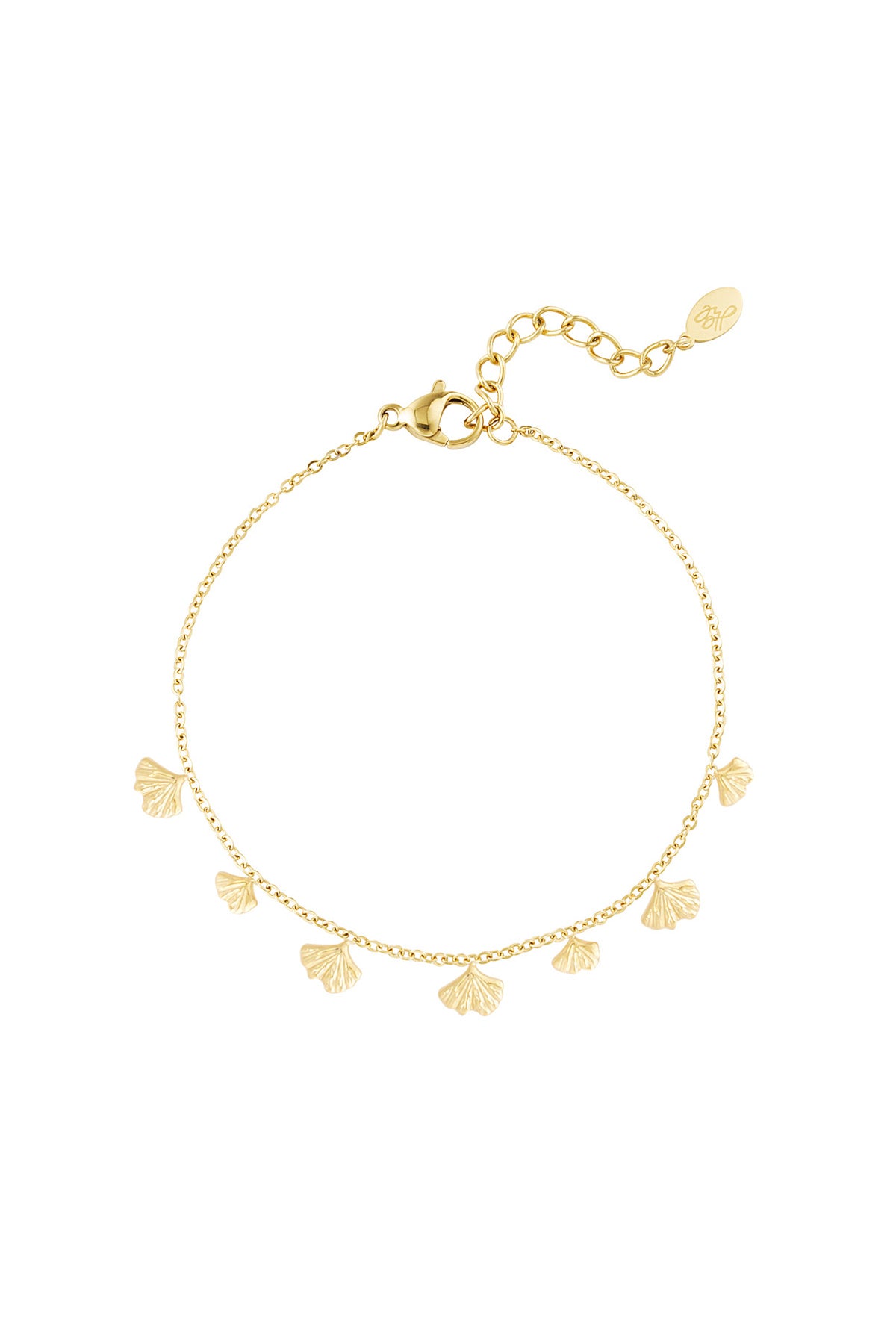 klassieke armband met schelp bedels