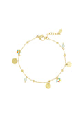 color pop coins armband