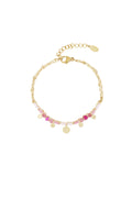 armband roze bedels