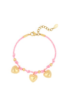 Cozy hearts armband