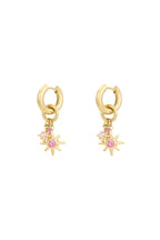 oorbellen pink starlight