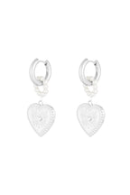 charming heart oorbellen