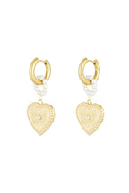 charming heart oorbellen