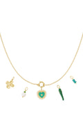 Groene hart DIY ketting