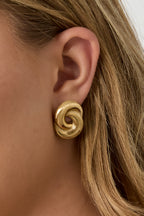 infinity twist earrings