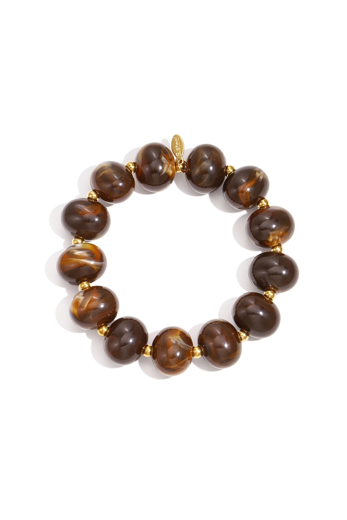 Eenvoudige elastieken kralenarmband, damessieraden