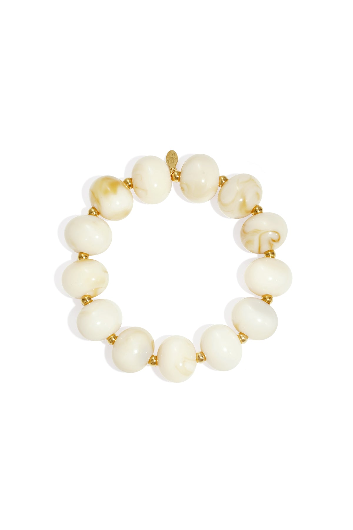 Eenvoudige elastieken kralenarmband, damessieraden