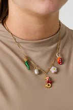 Happy Initials ketting met bedels