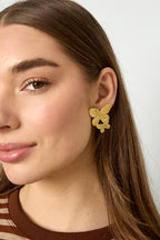 Roestvrijstalen oorbellen met vlinderdesign, casual, alledaags en eenvoudig, dames sieraden