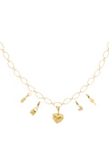 Grote hart DIY ketting