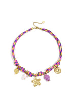 Kettingen met touwhanger, bloemen, vakantie/strand, damessieraden