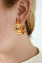 Oorbellen met schelpen