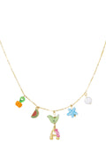 Happy Initials ketting met bedels