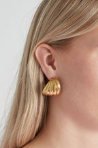 Oorbellen van roestvrij staal, geometrisch, casual, dagelijks, eenvoudig, serie, damessieraden