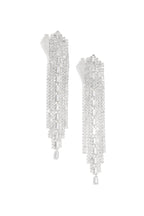 Koperen oorbellen met hanger, geometrisch, elegant, kerst, luxe serie, damessieraden