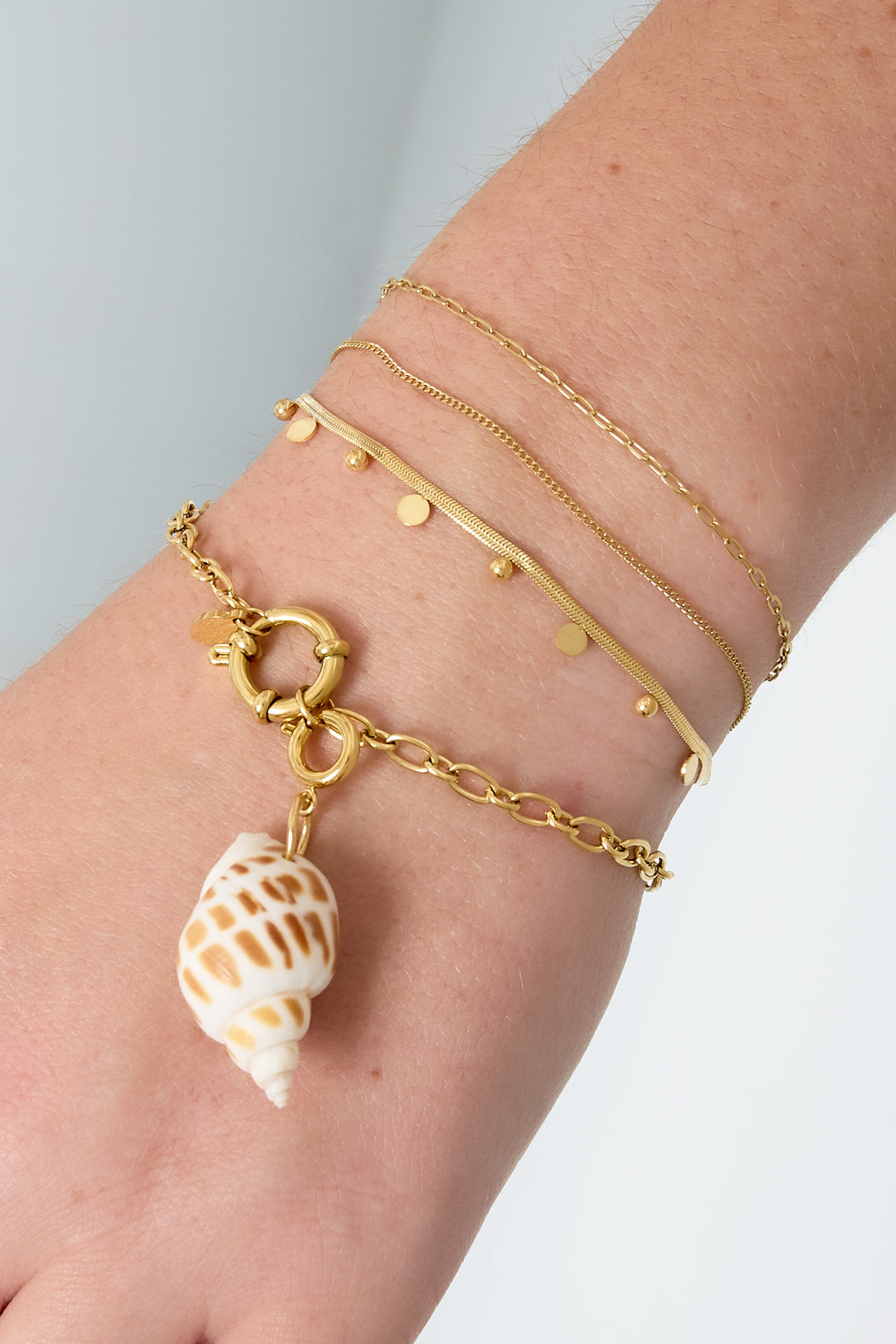 Roestvrijstalen kettingarmbanden, ketting DIY, dagelijkse eenvoudige serie, damessieraden